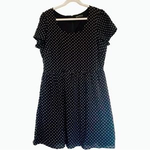 Retro polka dot dress